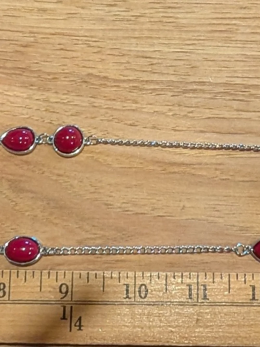 Paparazzi Red Cabochon Necklace Set